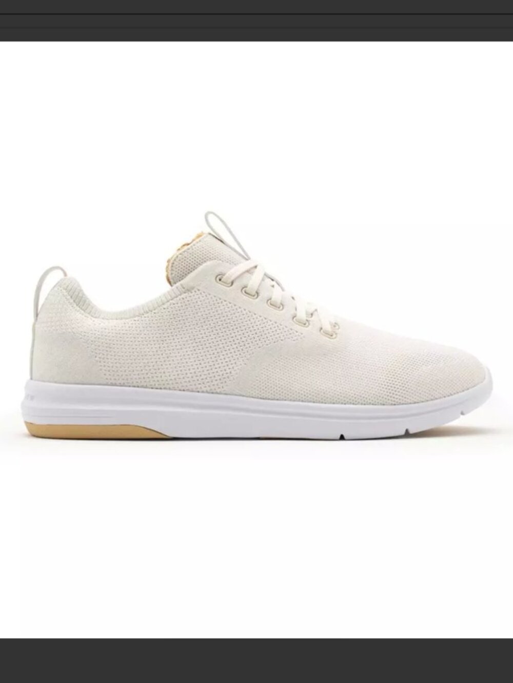 TRAVIS MATHEW The Daily Lite Knit Casual Sneakers Natural Mens 12
